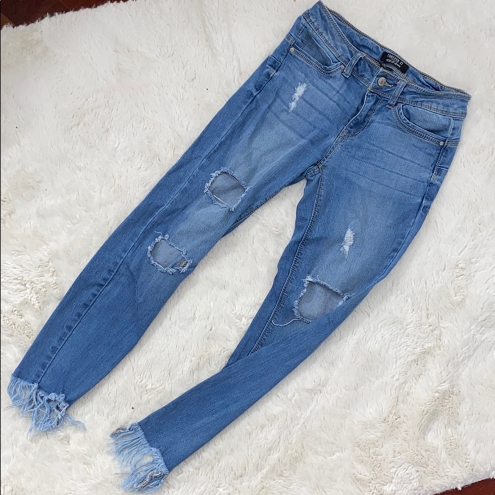 Fringe jeans